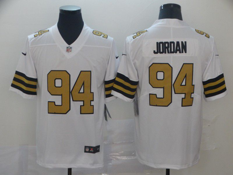 Men New Orleans Saints 94 Jordan White Nike Vapor Untouchable Limited Player NFL Jerseys